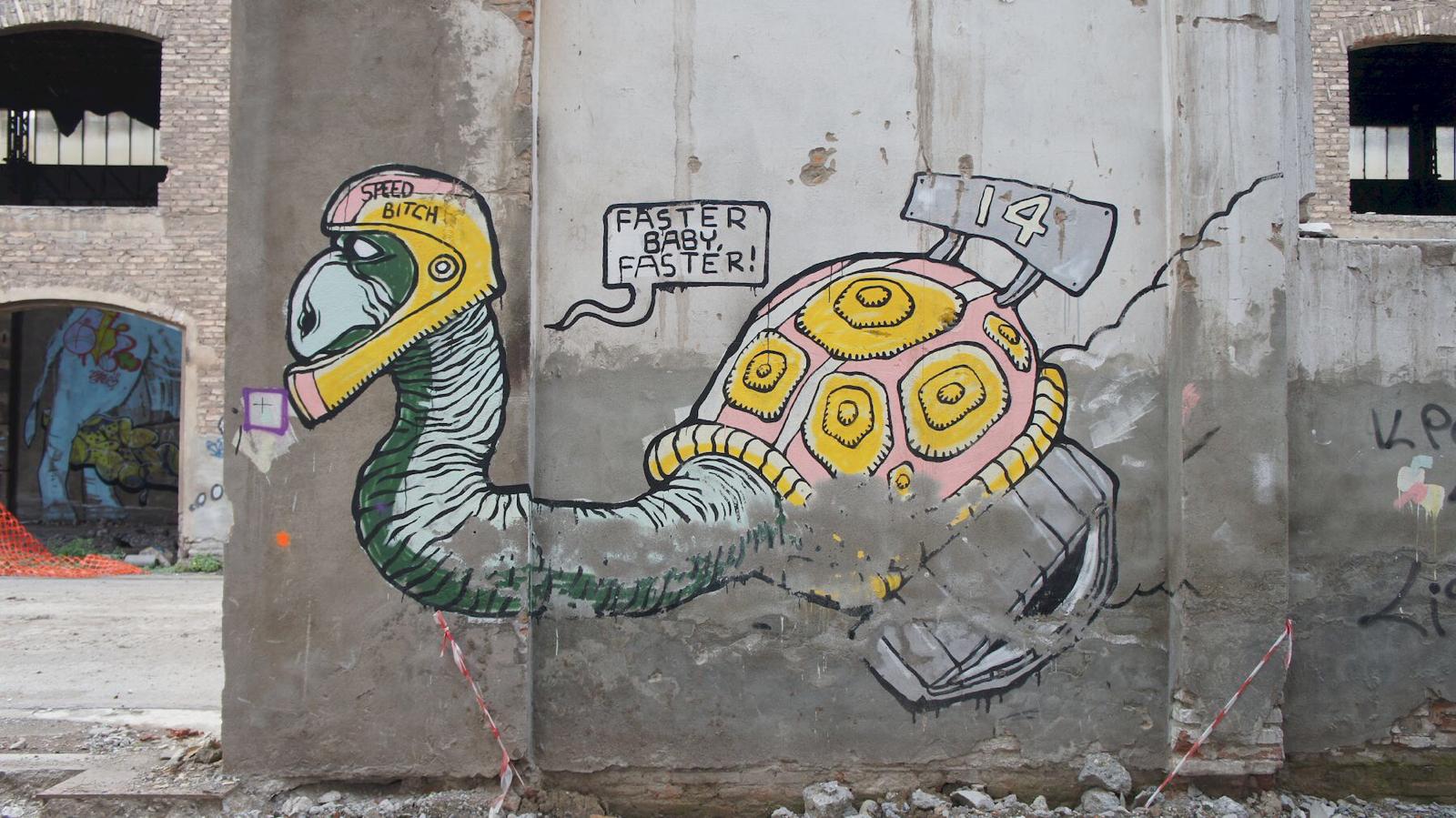 Sui muri delle ex Officine la street art raccontata in Reggiane Urban Gallery