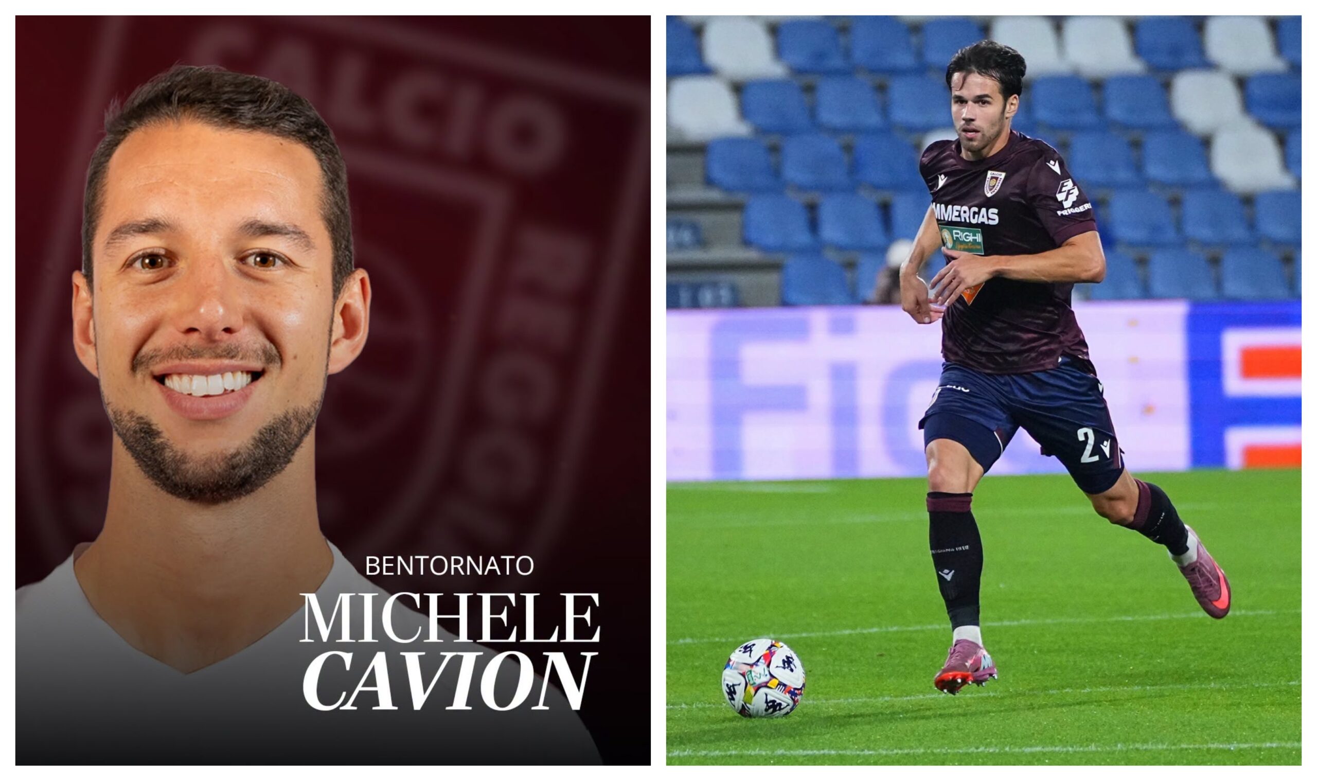 Mercato granata. Alla Reggiana arriva Cavion e parte Papetti