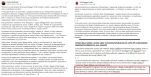 Reggiochildrengate, fenomenologia di un caso che imbarazza la città